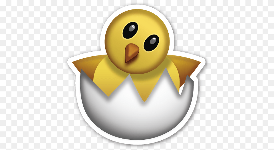 Chick Hatching Chicken Emoji Free Transparent Png