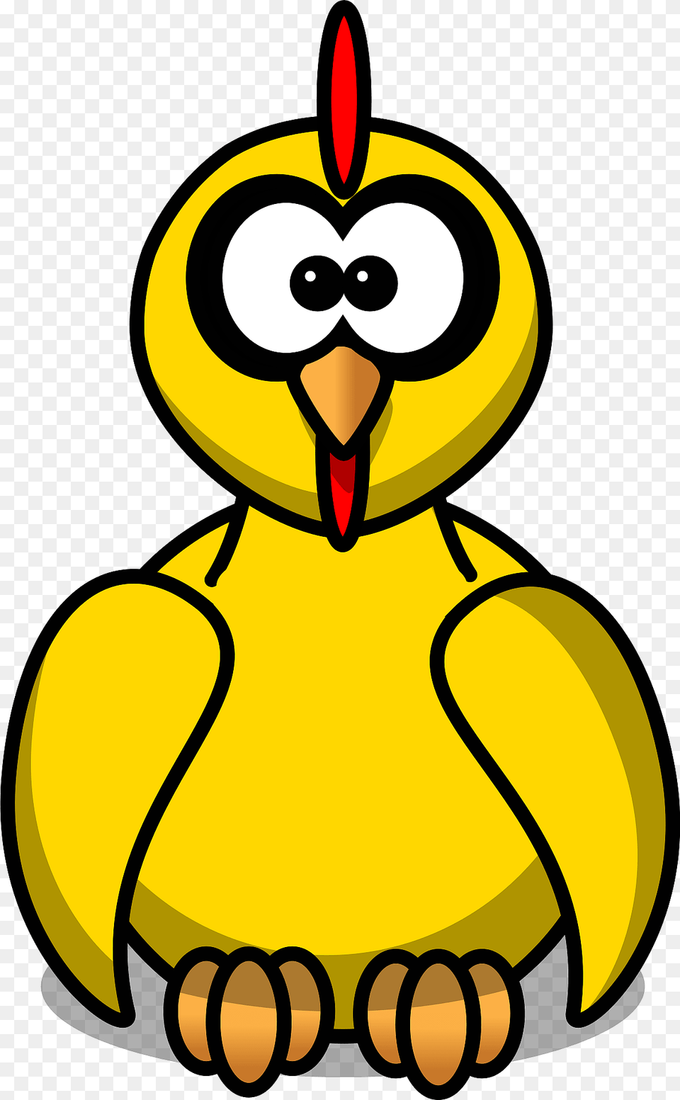 Chick With Big Eyes Clipart, Animal, Beak, Bird, Snowman Png