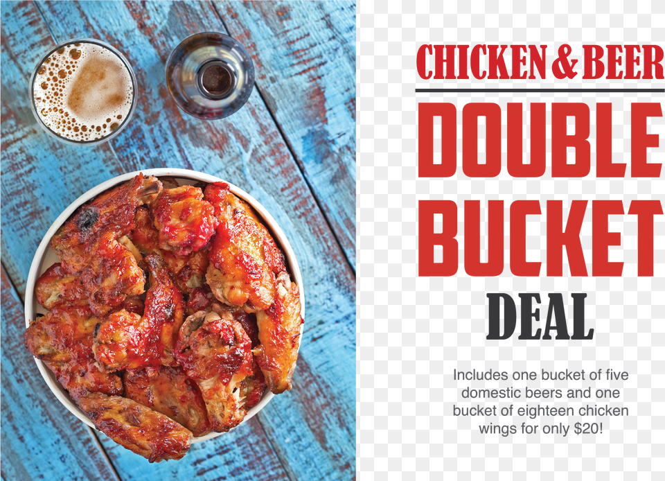 Chicken Amp Beer Double Bucket Deal Baked Goods Free Transparent Png