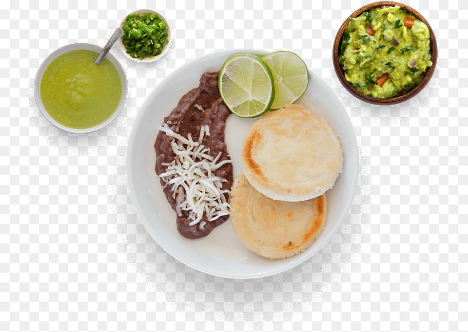 Chicken Amp Cheese Pupusas Meal Cheese, Food, Food Presentation, Plate, Lunch Png