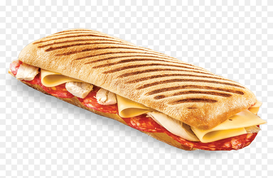 Chicken Amp Chorizo Panini Transparent, Burger, Food, Sandwich, Bread Free Png