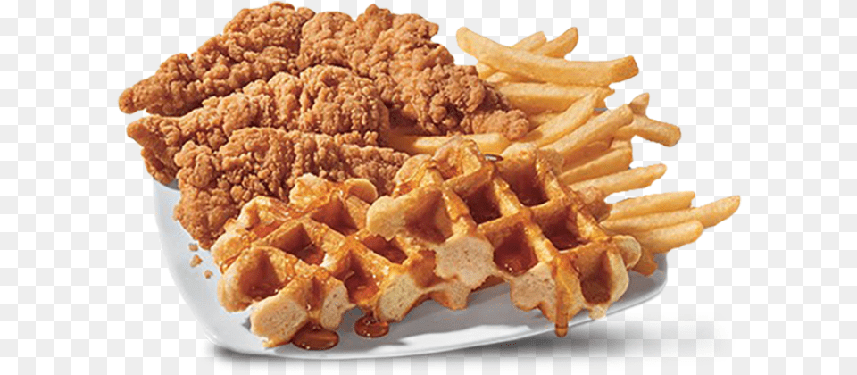 Chicken Amp Waffles Chicken Strip Basket Dq Chicken And Waffles, Food, Waffle Png Image