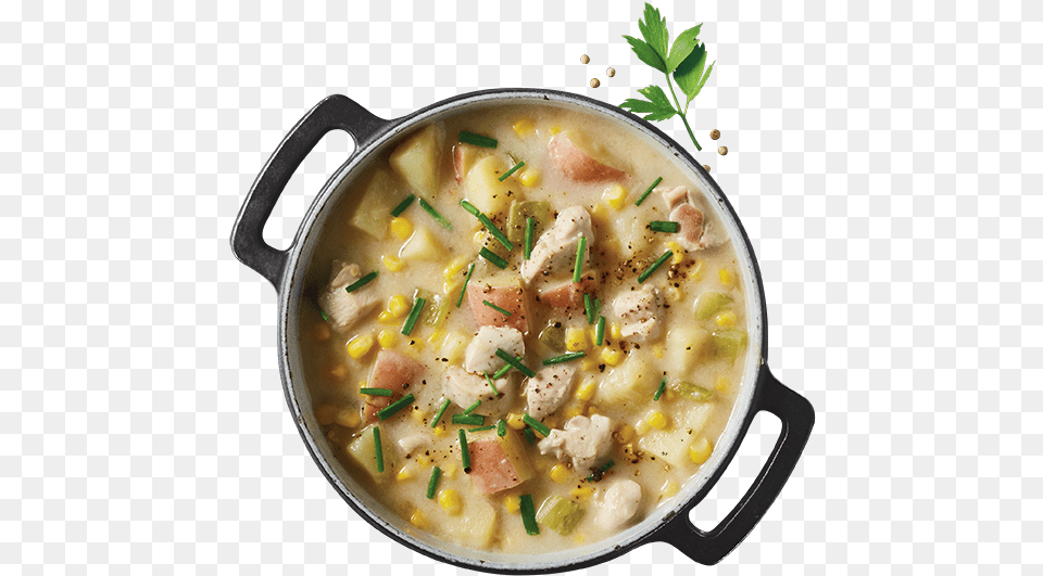 Chicken And Corn Chowder Continental Superb Stock, Bowl, Dish, Food, Meal Png Image