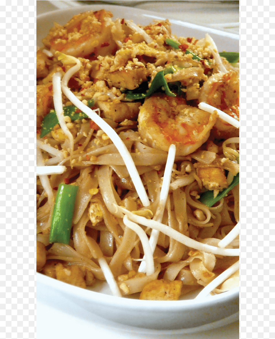 Chicken And Shrimp Pad Thai, Food, Noodle, Bean Sprout, Plant Free Transparent Png