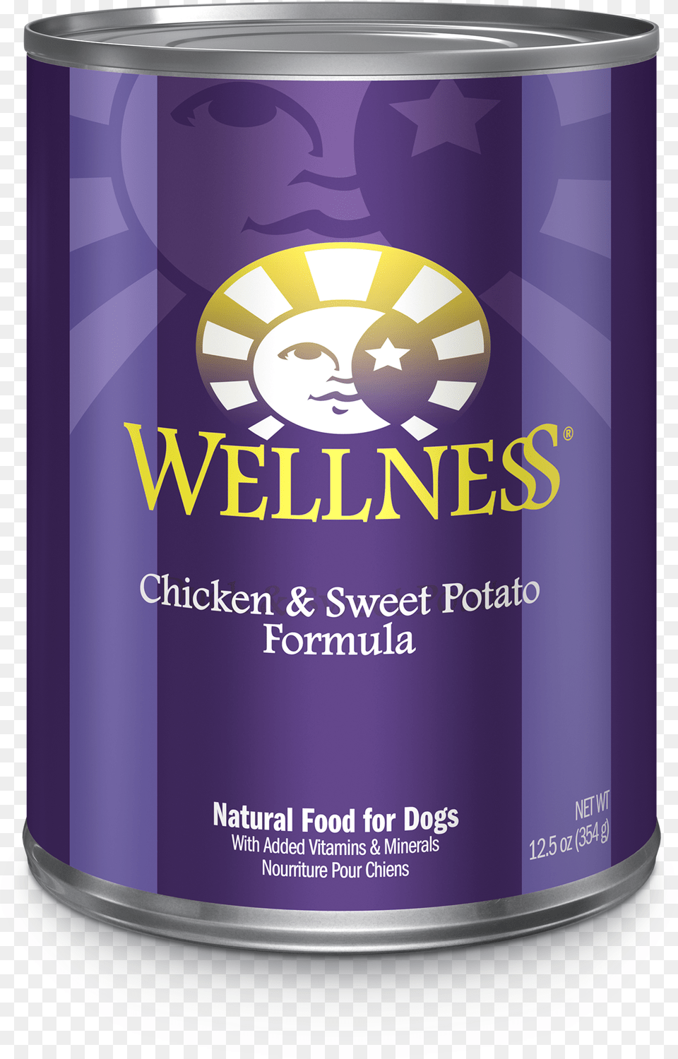 Chicken And Sweet Potato Wellness Dog Food, Tin, Aluminium, Can, Canned Goods Free Transparent Png