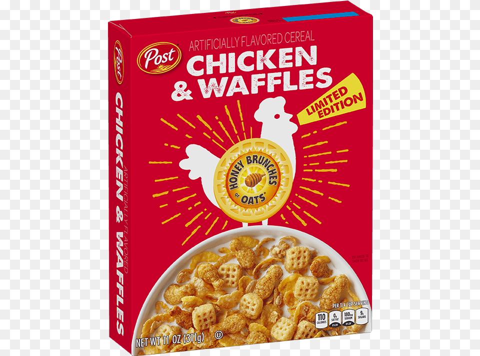 Chicken And Waffles Cereal Box Chicken And Waffles Cereal, Bowl, Food, Snack Free Png Download