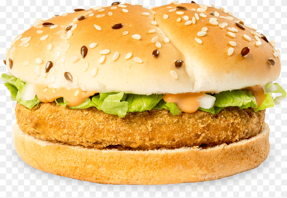 Chicken As Food Battered Chicken Burger Free Png Download