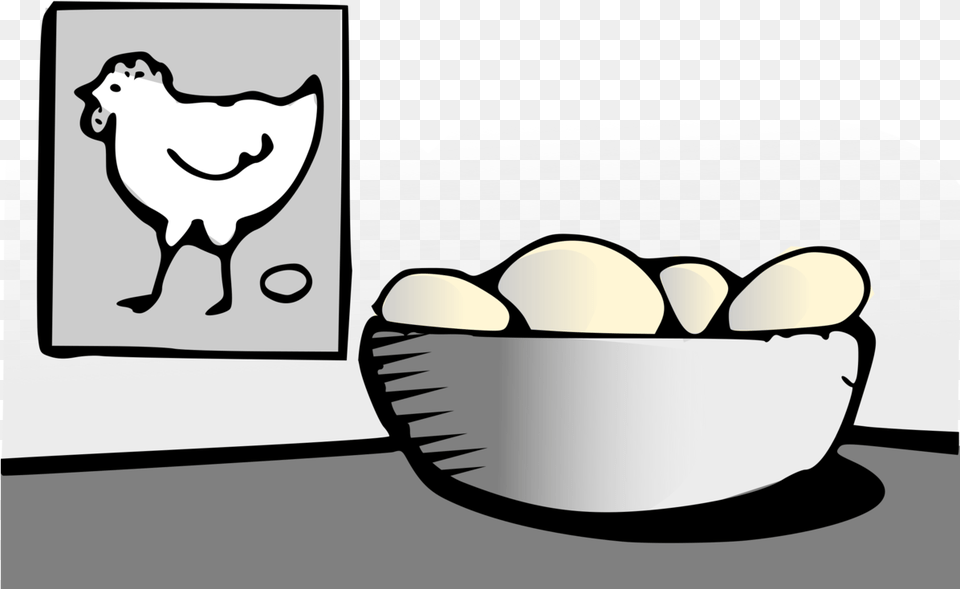 Chicken Breakfast Fried Egg Food Eggs Clipart, Bowl, Animal, Canine, Dog Free Png