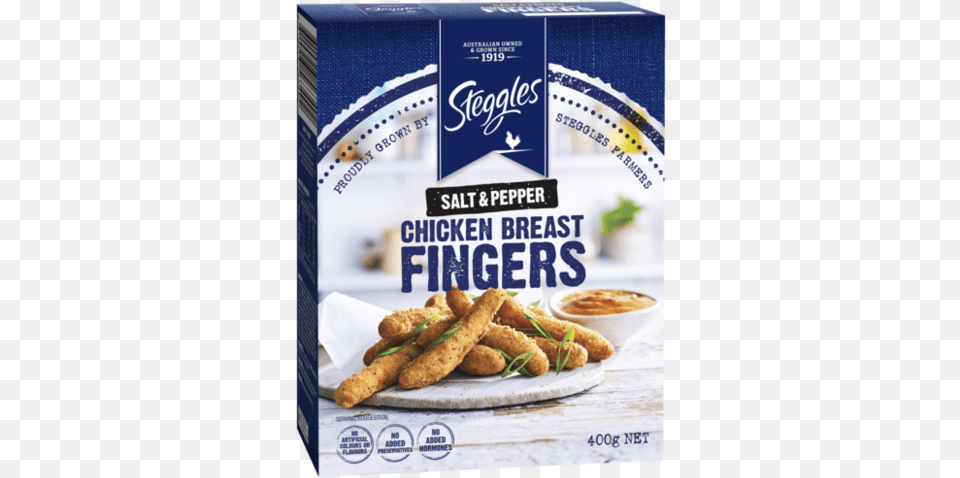 Chicken Breast Fingers Salt And Pepper Steggles Chicken Nuggets, Food, Fried Chicken, Advertisement, Poster Free Transparent Png