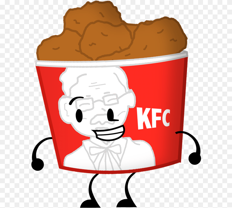 Chicken Bucket Pose Cartoon Bucket Of Chicken, Cream, Dessert, Food, Ice Cream Free Transparent Png