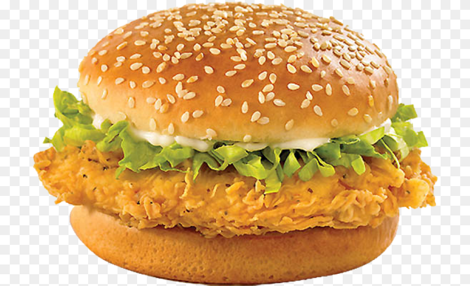 Chicken Burger Clipart Chicken Burger, Food Free Png