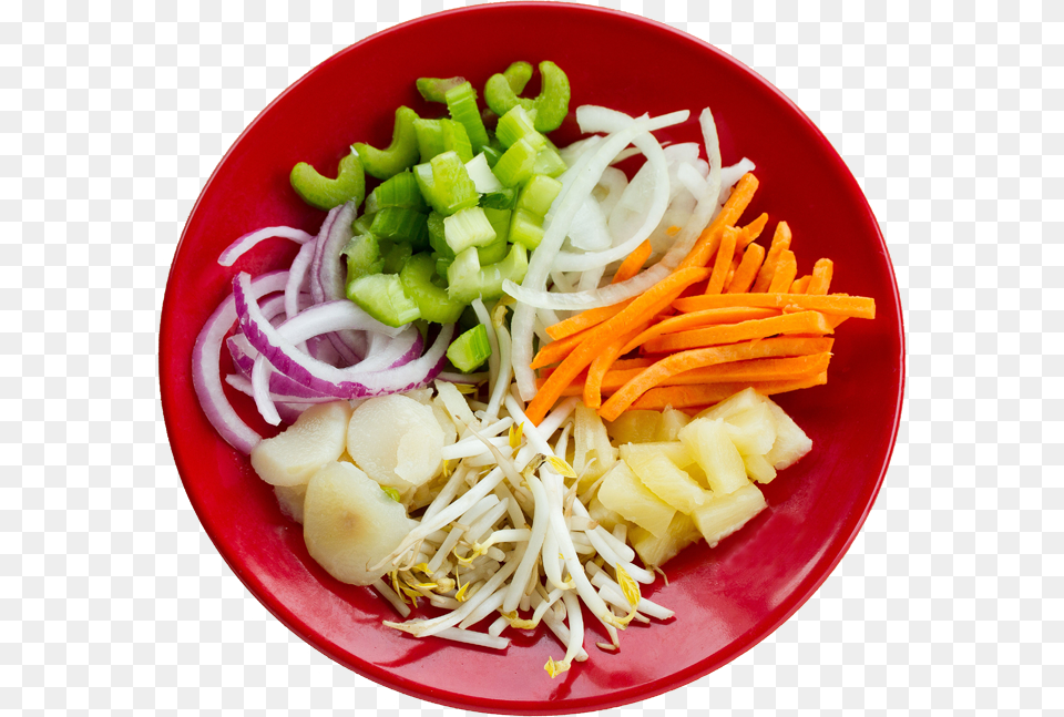 Chicken Celery Onionsred Onions Water Chestnuts Nm, Food, Bean Sprout, Plant, Produce Free Png