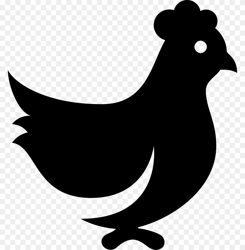 Chicken Chicken Icon, Silhouette, Stencil, Animal, Fish Png