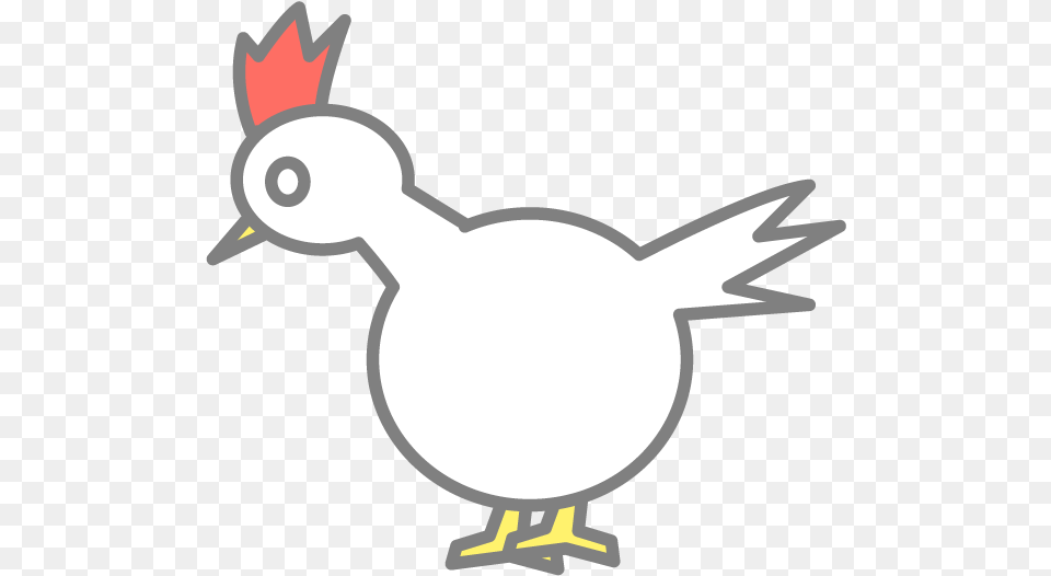 Chicken Chicken Icon Material Cartoon, Animal, Bird, Fish, Sea Life Free Png Download