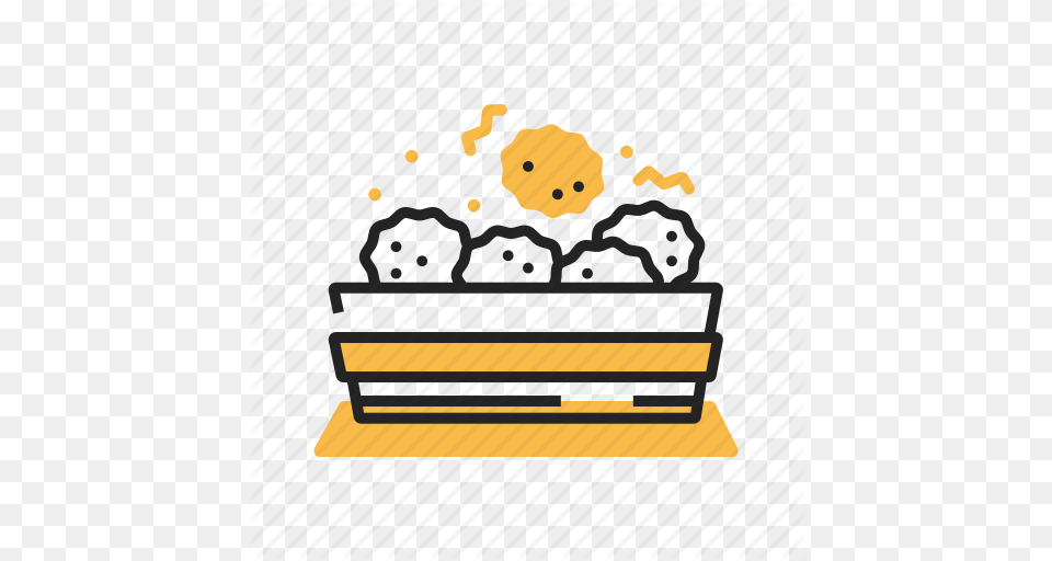 Chicken Chicken Nuggets Fast Food Food Fried Nugget Snack Icon, Treasure, Bulldozer, Machine, Toy Png