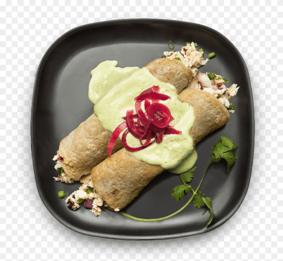 Chicken Chile Enchiladas Enchilada, Food, Food Presentation, Bread, Plate Free Png Download