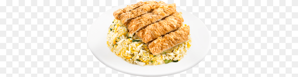 Chicken Chop Fried Rice Bonneuil Sur Marne, Food, Lunch, Meal, Plate Png