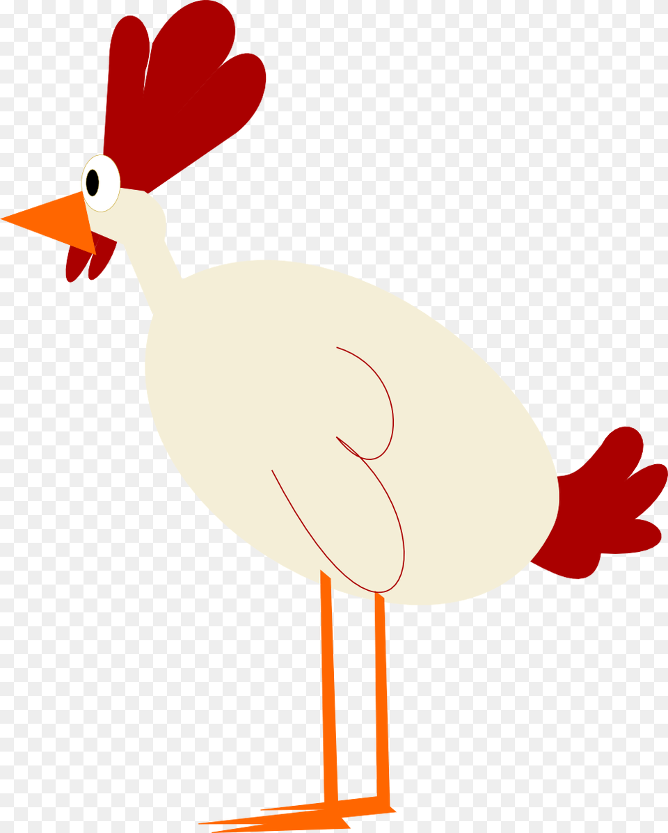 Chicken Clipart Background, Animal, Bird, Waterfowl, Crane Bird Png Image