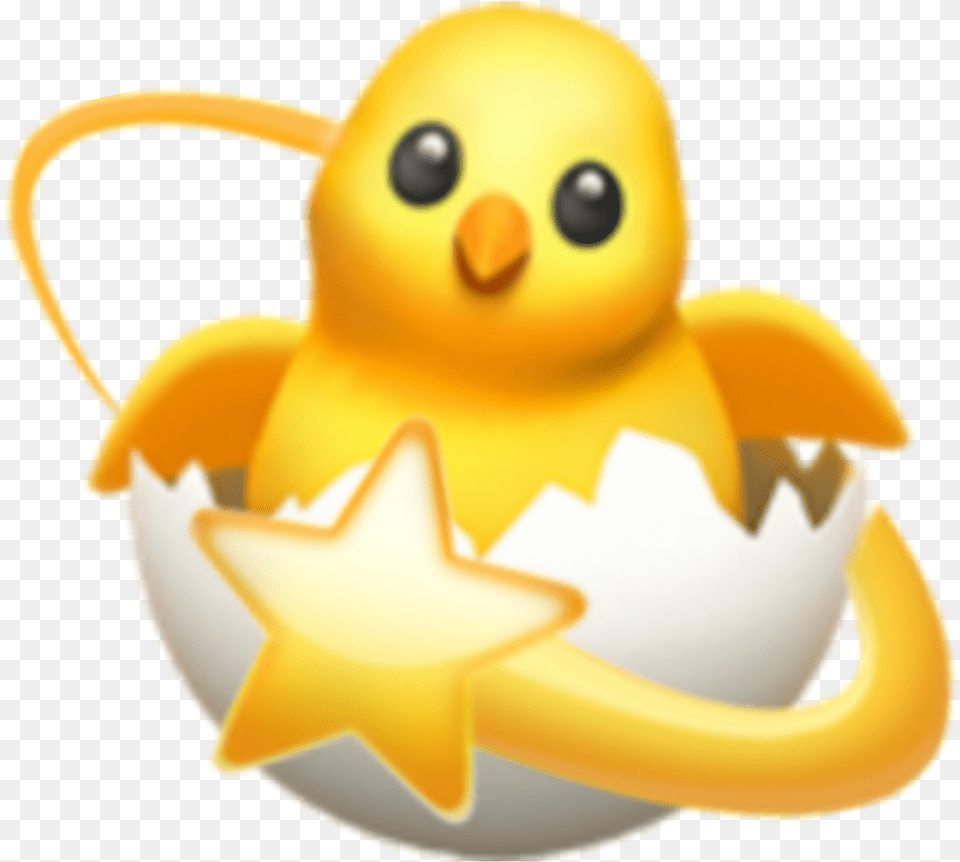 Chicken Crown Star Stardust Emojis Emoji Cute Baby Duck Emoji Transparent, Toy Free Png