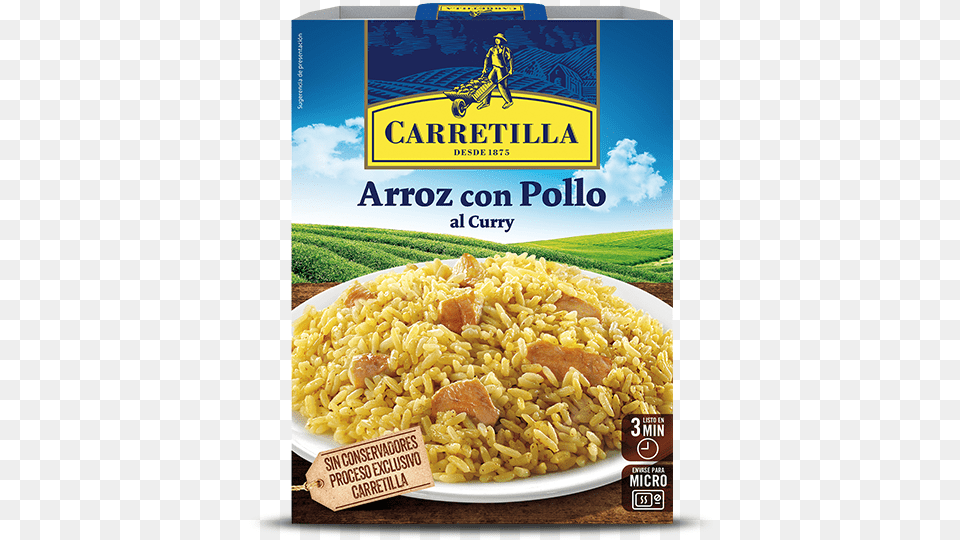 Chicken Curry Carretilla Ensalada Ligera Tarrina 200 Gr, Person, Food, Grain, Produce Free Png Download