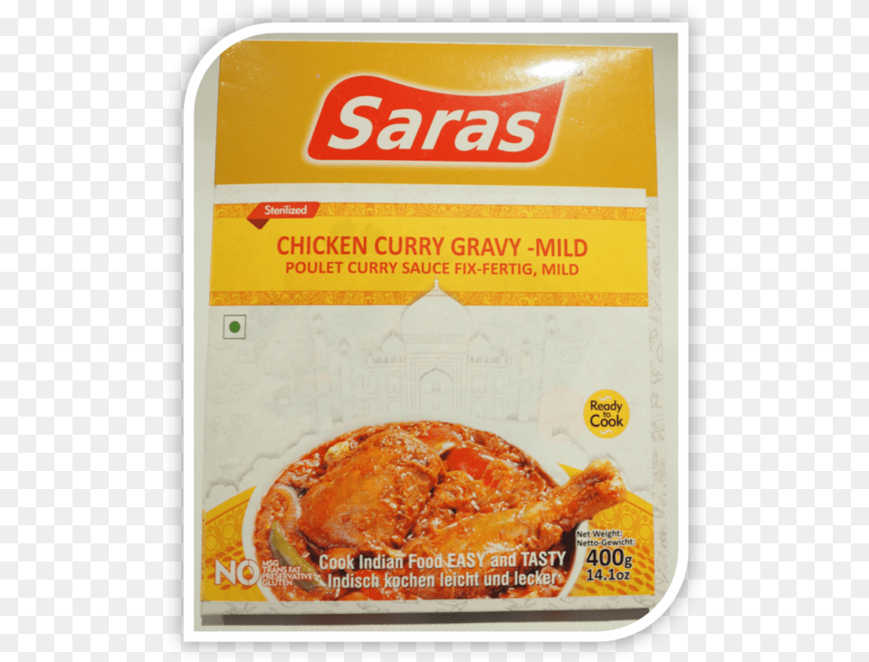 Chicken Curry Gravy Saras 400g Turducken, Food, Meal, Roast, Dinner Png