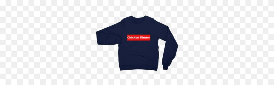 Chicken Dinner Supreme Unisex California Fleece Raglan Sweatshirt, Clothing, Long Sleeve, Sleeve, T-shirt Png Image