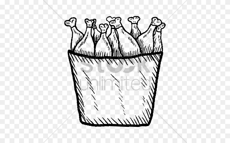 Chicken Drumsticks In A Bucket Vector, Lighting, City, People, Person Png