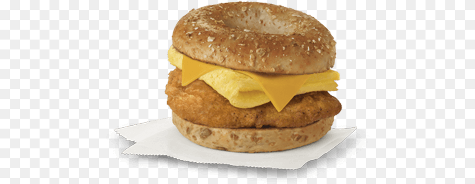 Chicken Egg Amp Cheese Bagelquotsrcquothttps Chick Fil A Number 7 Breakfast, Bread, Food, Bagel, Burger Png