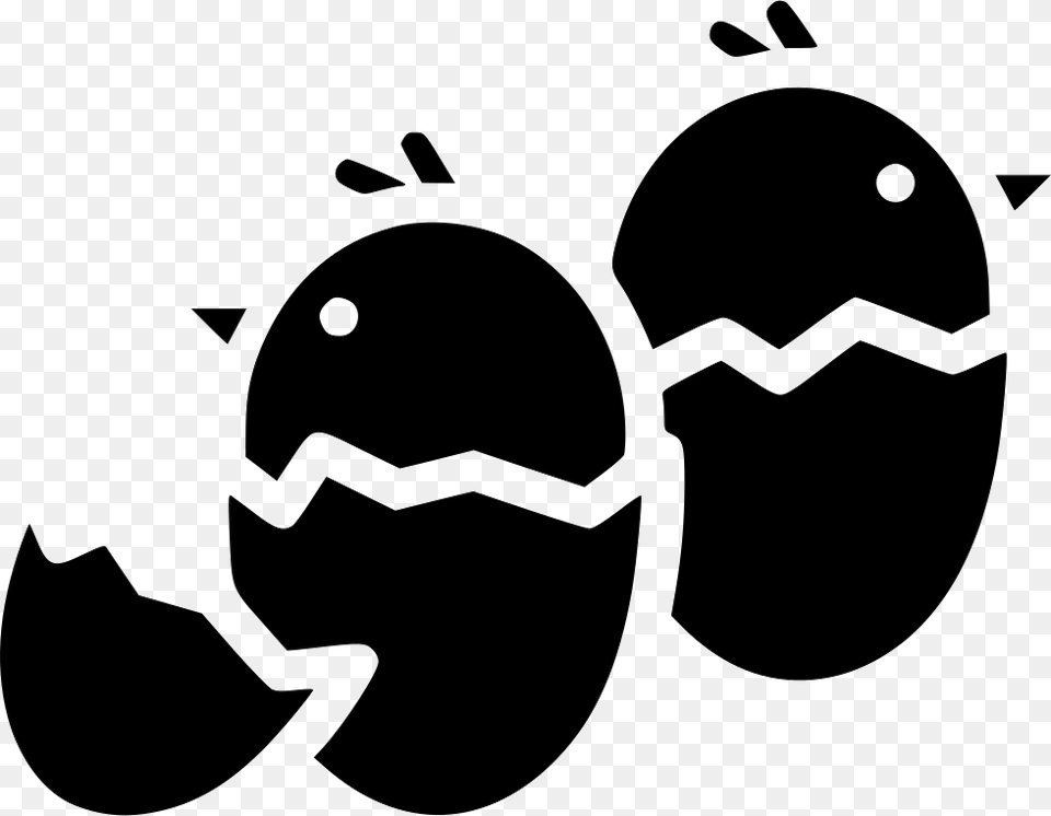 Chicken Egg Hatch Cute Chickling, Stencil Free Png