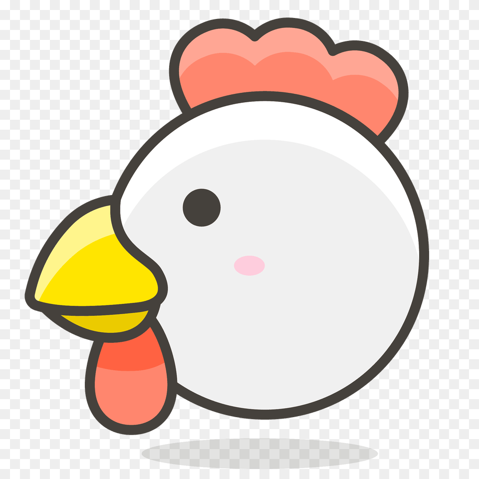 Chicken Emoji Clipart, Animal, Beak, Bird, Nature Png Image