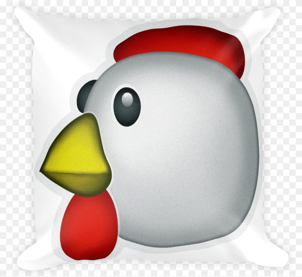 Chicken Emoji Emoticon De Pollo Whatsapp, Cushion, Home Decor, Pillow, Animal Free Transparent Png