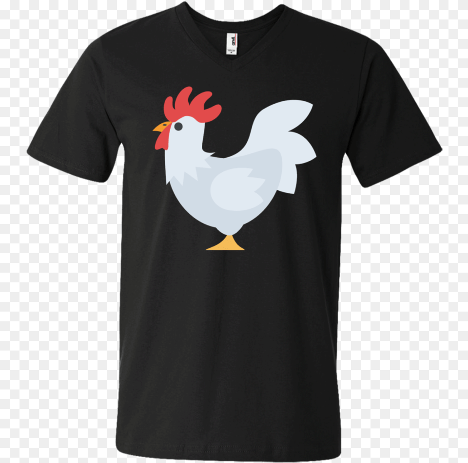 Chicken Emoji Men S V Neck T Shirt Gucci T Shirt 2018, Clothing, T-shirt, Animal, Bird Png Image