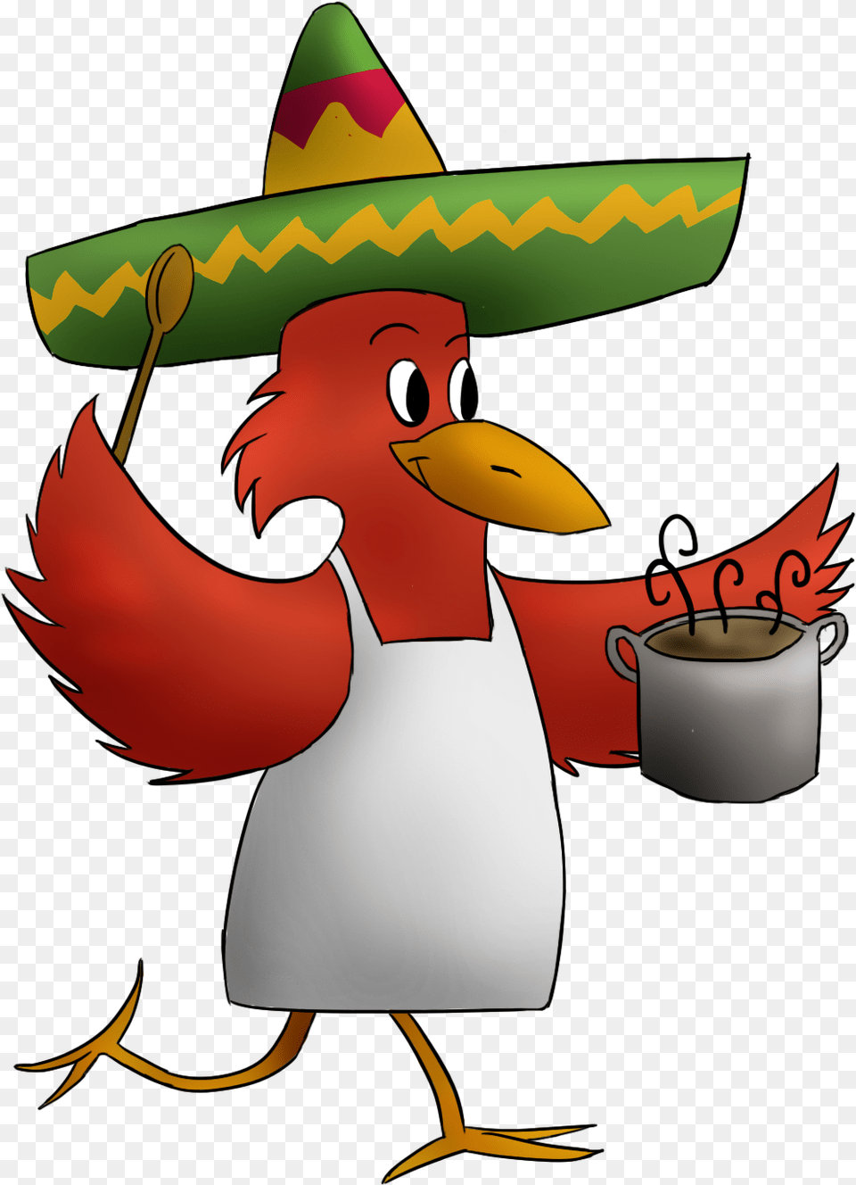 Chicken Enchiladas With Red Sauce Cartoon, Clothing, Hat, Sombrero, Cup Free Png Download