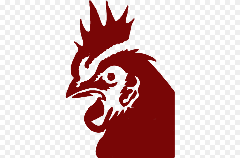 Chicken Face Black And White Clipart, Person, Animal, Bird, Fowl Free Transparent Png