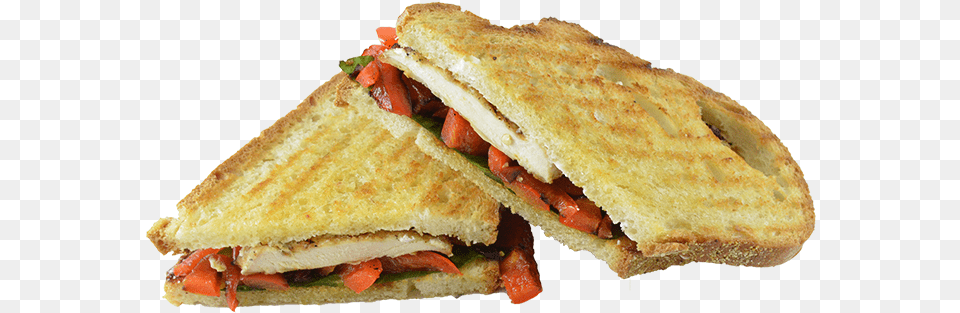 Chicken Fajita Melt Panini Ham And Cheese Sandwich, Food, Bread, Lunch, Meal Free Png Download