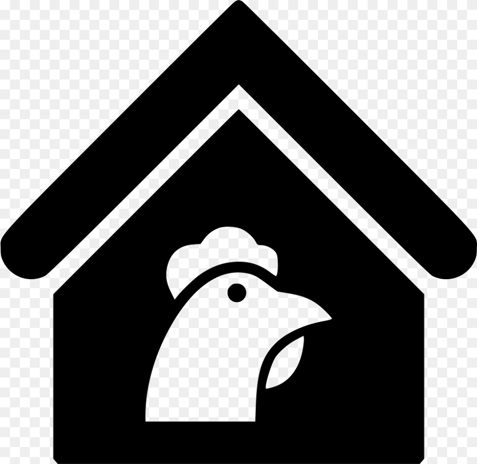 Chicken Farm Svg Icon Office Room Office Symbol, Stencil Free Png Download