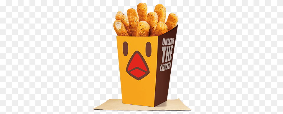 Chicken Burger King, Food, Fries Free Png Download