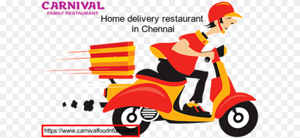 Chicken Home Delivery, Vehicle, Scooter, Transportation, Plant Free Png Download