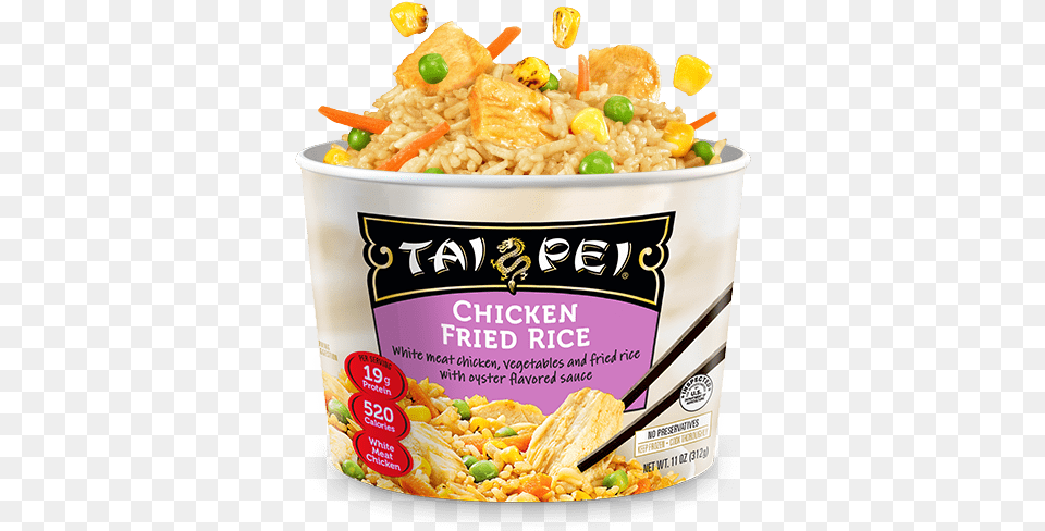 Chicken Fried Rice Pail Tai Pei Fried Rice Chicken 11 Oz, Food, Lunch, Meal, Produce Png Image