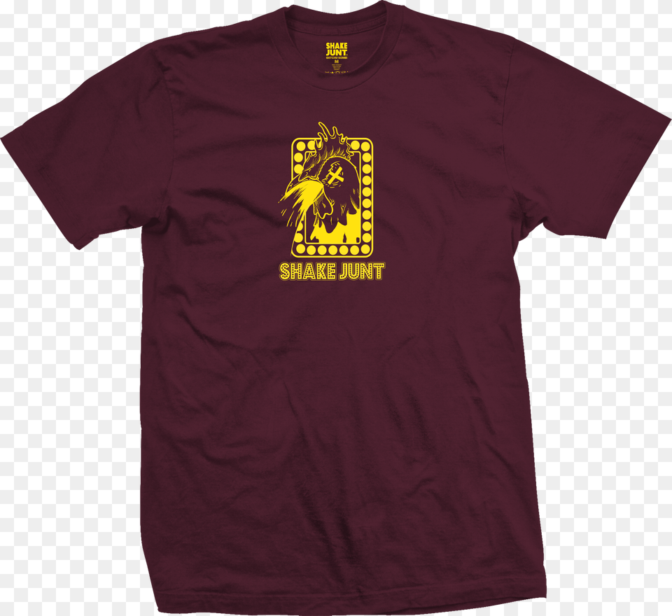 Chicken Guts Tee Shake Junt, Clothing, Maroon, T-shirt Free Transparent Png