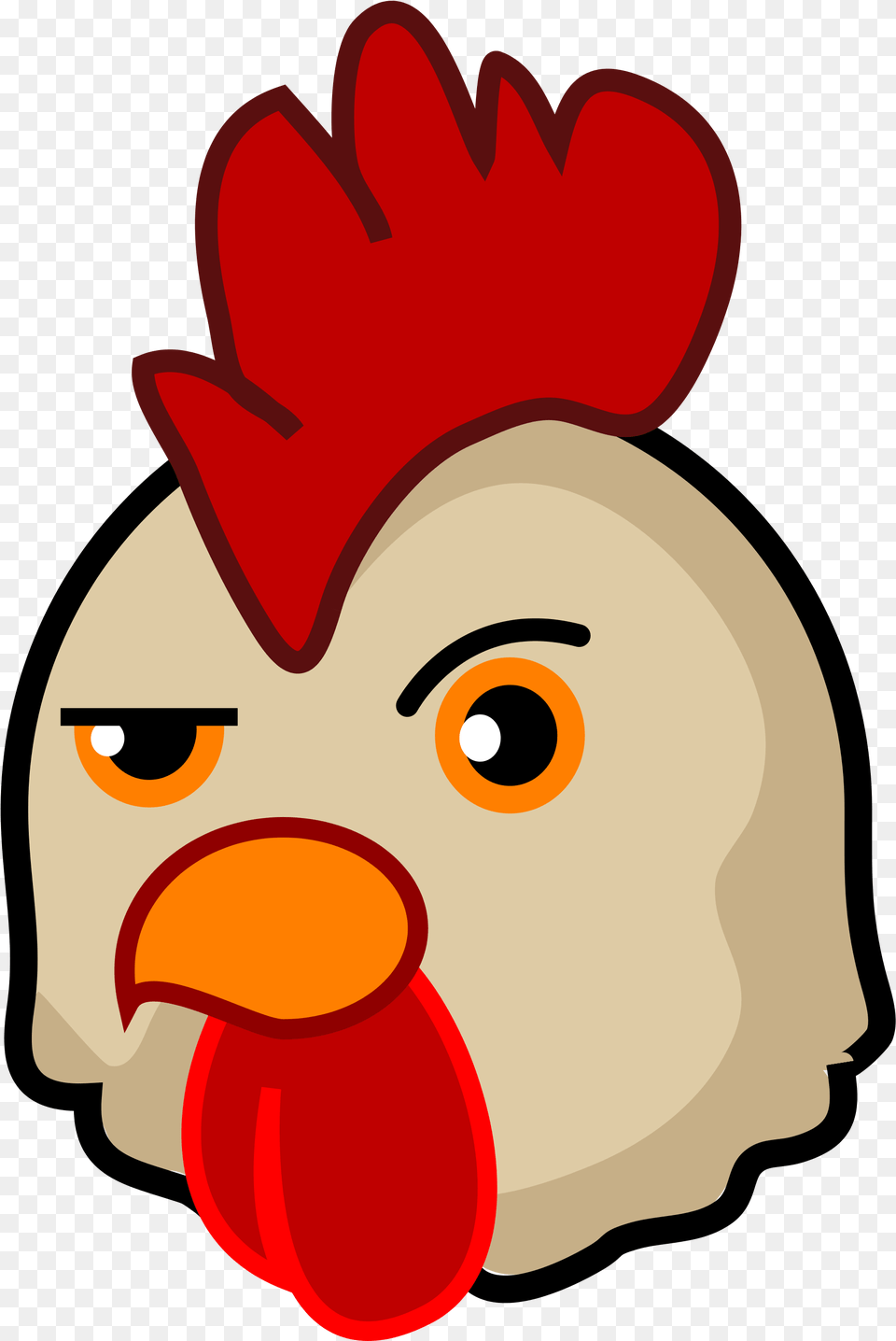 Chicken Head Cartoon Clipart Clipart Chicken Head, Animal, Beak, Bird, Dynamite Free Transparent Png
