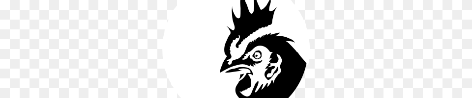 Chicken Head Silhouette Image, Stencil, Face, Person, Baby Free Png Download