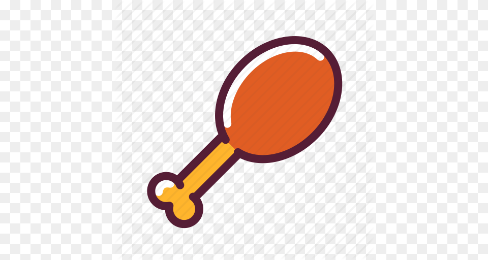 Chicken Hot Wings Icon, Magnifying, Racket Free Png