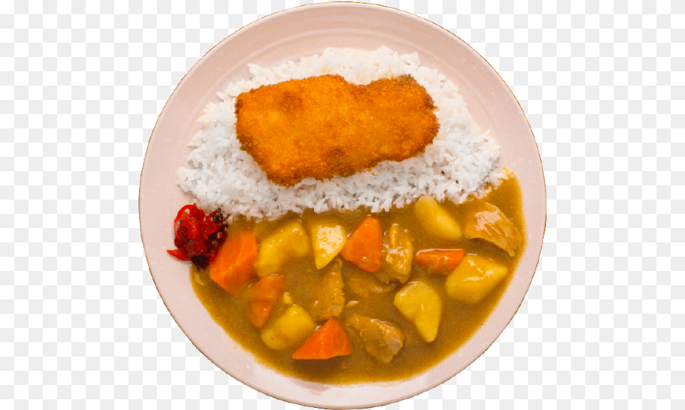 Chicken Katsu Curry Rice Japanese Curry, Dish, Food, Meal, Food Presentation Free Png Download