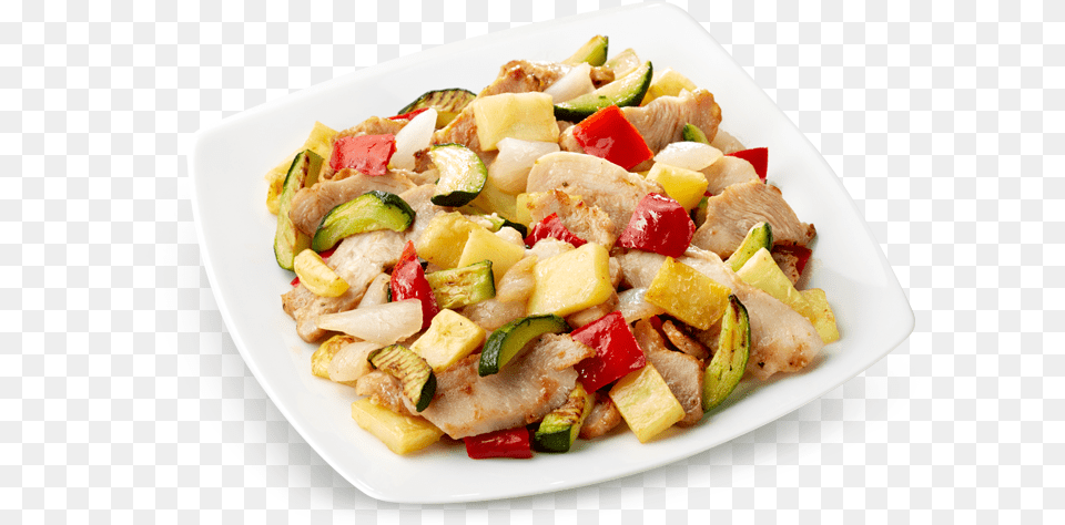 Chicken Kebab And Grilled Vegetables Pasta Salad Examples, Dish, Food, Lunch, Meal Png Image