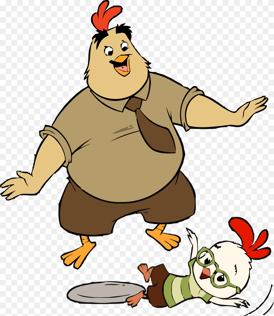 Chicken Little Buck Cluck Playing Clipart Chicken Little Buck Cluck, Cartoon, Baby, Person, Face Free Png Download
