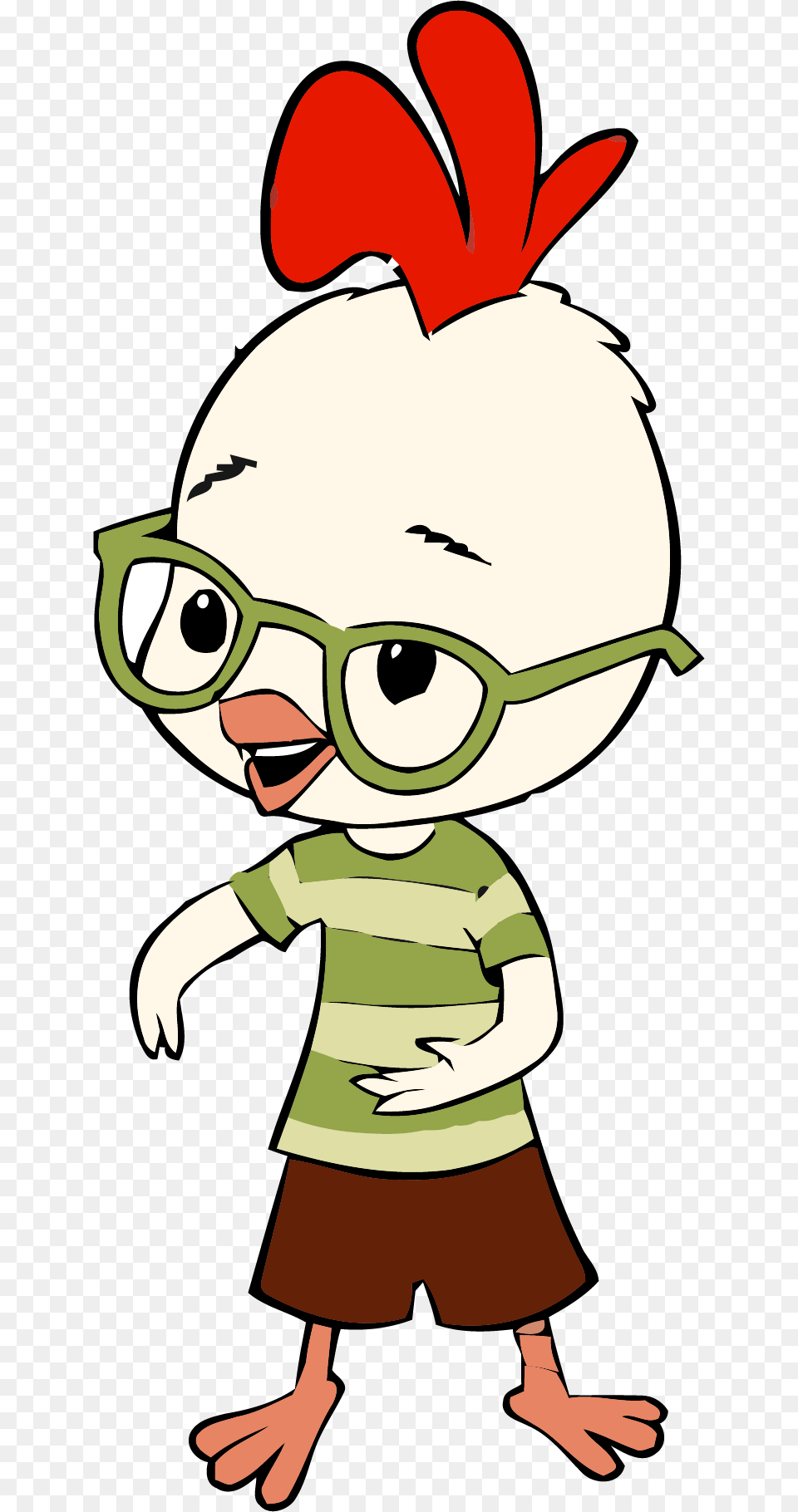 Chicken Little Pose Clipart Chicken Little Background, Cartoon, Baby, Person, Clothing Png Image