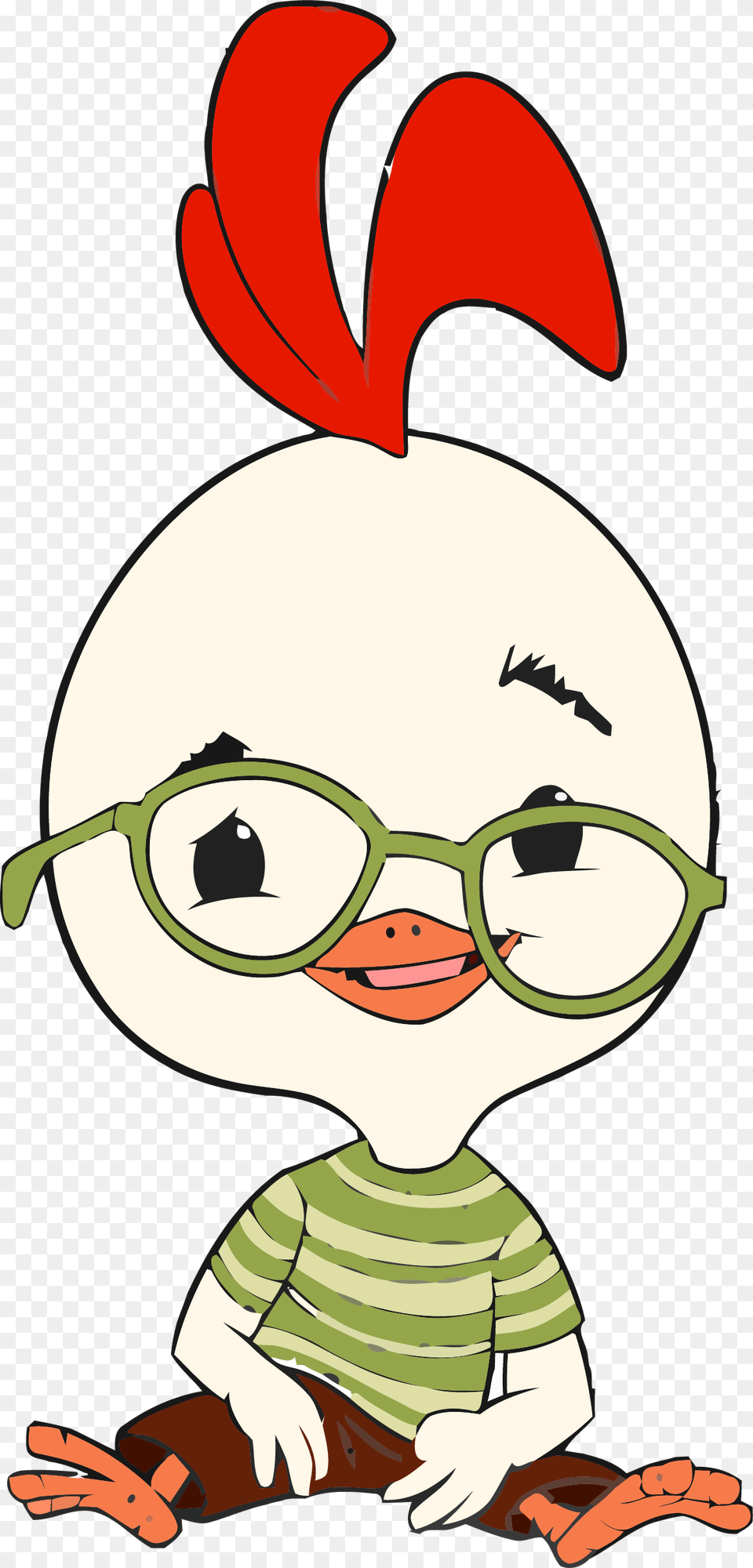 Chicken Little Staying Clipart Chicken Little Dessin, Accessories, Glasses, Cartoon, Baby Free Transparent Png