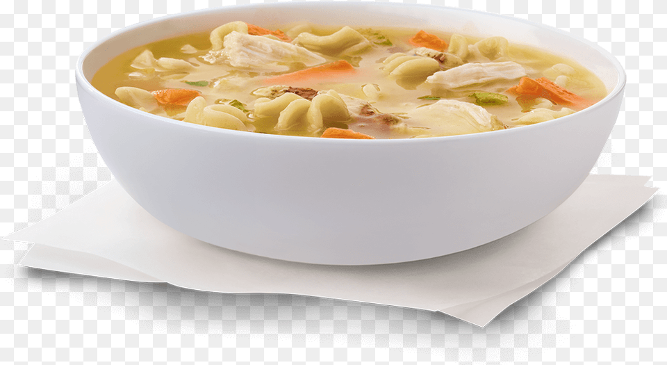 Chicken Noodle Soup Chick Fil, Bowl, Dish, Food, Meal Free Png