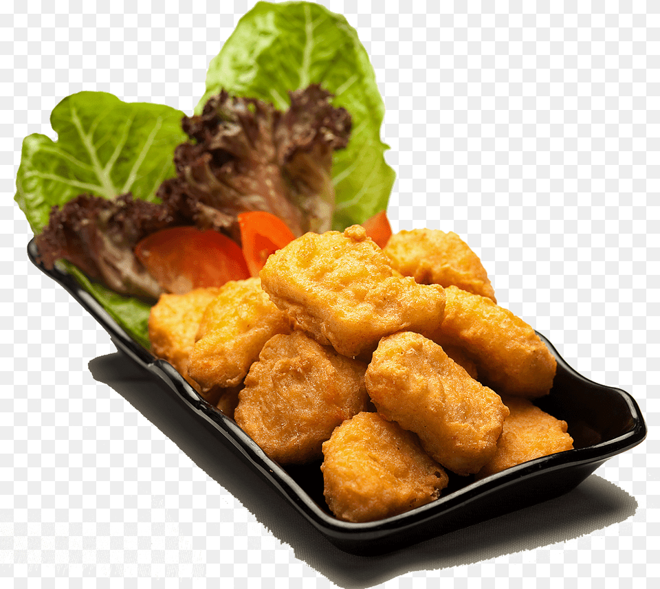 Chicken Nugget, Food, Tater Tots, Plate Free Transparent Png